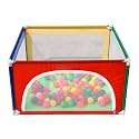 HOMECUTE Square Ball Pit Structure Pool (Without Balls) ( Multicolor),Kid, 1 Ball Pool Theme