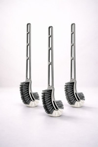 HomeEasee Double Hockey Toilet Cleaning Brush for