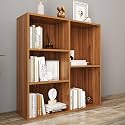 homeeasy Modern 3-Tier Engineered Wood Bookshelf – Multipurpose Storage Rack, Kitchen Rack &amp; Organizer Stand for Home, Office, Living Room, or Bedroom(83.2x80x24.5)