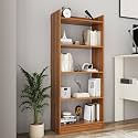 homeeasy Modern 4-Tier Engineered Wood Bookshelf – Multipurpose Storage Rack & Organizer Stand for Home, Office, Living Room, or Bedroom(120x32.5x8)