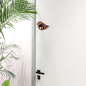 homeessentials japanese style dopamine door bell  shopkeepers bell decorative fridge magnets magnetically-attached wood doorbell entering amp lightweight unique bell bird design