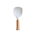 HomeEssentials Silicone Nonstick Rice Spoon – Vertical Standing Rice Spatula, Nonstick Cooking Spoon for Rice &amp; Mashed Potatoes, Durable &amp; Easy to Clean (Pack of 1)