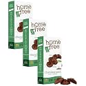 Homefree Chocolate Mint Mini Cookies, Gluten Free, Nut Free, Vegan, School Safe, and Allergy Friendly Snack, 5 oz. Box (Pack of 3)