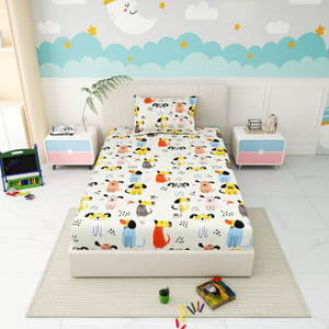 Homeful Style Microfiber Single Fitted Elastic 160