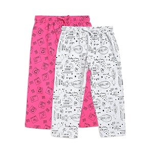HOMEGROWN Girls Combo Cotton Capris