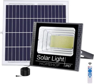 homehop 200w outdoor waterproof flood led waterproof lamp for home garden solar light set wall mounted pack of 1