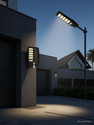 Homehop 300W Solar Street Lights Outdoor Wall Lamp for Home Garden with Remote Solar Light Set (Wall Mounted Pack of 1)