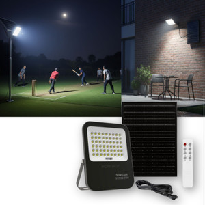 homehop solar flood lights outdoor 300w led waterproof porch wall lamp for home garden solar light set wall mounted pack of 1