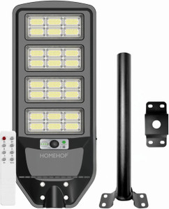 homehop solar lights outdoor waterproof 300w auto sensor street lamp for home garden solar light set wall mounted pack of 1