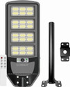 Homehop Solar Lights Outdoor Waterproof 300W Auto Sensor Street Lamp for Home Garden Solar Light Set (Wall Mounted Pack of 1)