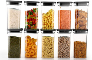 Homemet Plastic Grocery Container - 1200 ml