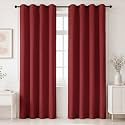 HOMEMONDE 100% True Blackout Curtain Customize Pack of 1 - Heavy Polyester Room Darkening Thick Curtains, Room Privacy and Thermal Insulation - (Maroon)