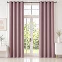 HOMEMONDE Premium Blackout 10 Feet Curtain for Long Door - Noise Reduced and Fade Resistant Blackout Curtains, True Room Darkening Drapes for Living Room, Bedroom Single Pcs, (Lavender, 304 x 118 CM)