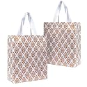 HOMENEX Plastic Canvas Whiteprint Return Gift Bags