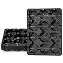 homenote 10 Pack 12 Cell Reusable Seed Starting Trays for 4 Inch Planters
