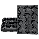 homenote 5 Pack Reusable 12 Cell Seed Starter Trays for 4 Inch Nursery Pots