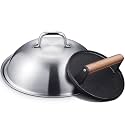 Homenote Griddle Accessories Kit with 12.5 Inch Dome and Smash Burger Press