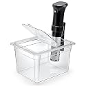 HOMENOTE Sous Vide Container 12 Quart with Universal Collapsible Hinged Lid