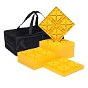 Homeon Wheels RV Leveling Blocks, 10-Pack Non-Slip Camper Levelers