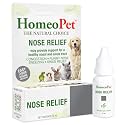 HomeoPet Nose Relief, Sinus Supplement for Dogs and Cats, 15 Milliliters