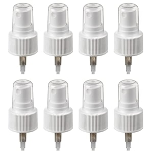 28mm fine mist spray cap white color for spraying liquid 8 tips