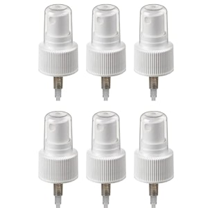 28mm fine mist spray cap white color for spraying liquid 6 tips