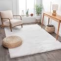 Homes Fluffy Living Room Soft Touch Rectangular