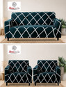 Homesajja Polycotton 311 Seater Sofa Geometric Cover