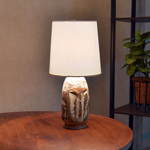 Homesake Distress Small Oval Table Lamp for