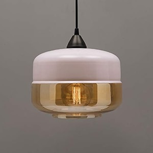 homesake glass pendant light white loft bar counter dining room creative ledfilament ceiling hanging lamp e27 murray white