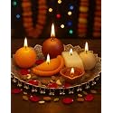 Homesake® Premium Scented Candles in Glass, Small 2.5 Inch Wax Colored Votive with Fragrance, 11 Hours Burning, Lavender, Festive Décor, Diwali Decoration for Home,Return Gifts for Pooja