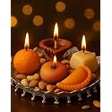 Homesake® Premium Scented Candles in Glass, Small 2.5 Inch Wax Colored Votive with Fragrance, 11 Hours Burning, Lavender, Festive Décor, Diwali Decoration for Home,Return Gifts for Pooja