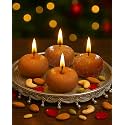 Homesake® Premium Scented Candles in Glass, Small 2.5 Inch Wax Colored Votive with Fragrance, 11 Hours Burning, Lavender, Festive Décor, Diwali Decoration for Home,Return Gifts for Pooja