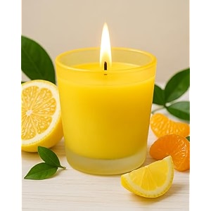 homesake premium scented candles in glass 25 inch wax colored votive with fragrance 11 hours burning citrus mandarin festive decor diwali decoration for home return gifts for pooja