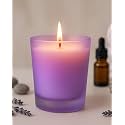 Homesake® Premium Scented Candles in Glass, Small 2.5 Inch Wax Colored Votive with Fragrance, 11 Hours Burning, Lavender, Festive Décor, Diwali Decoration for Home,Return Gifts for Pooja