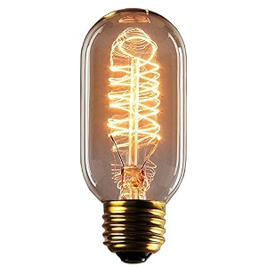 homesake t45 led filament bulb 4w warm white vintage tube bulb for home dcor pendant lights wall lamps amp e27 holder fixtures