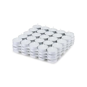 homesake tea light candles pack of 100 unscented long burning smokeless white wax candles for diwali decoration home dcor candle holders spa meditation amp romantic lighting
