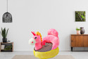 Homescape Fabric Sofa (Finish Color - Pink, Pre-assembled)