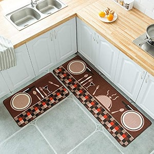 anti-skid washable mat in kitchen floor mat amp runner backing kitchen runner for floorkitchen matbedside runnerliving areaoffice entrance home set of 2