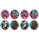Homesoul Fancy &amp; Stylish Colorful Erasers for Children Different Designs &amp; Mix,Eraser Set for Return Gift, Birthday Party,School Prize, Fancy &amp; Stylish Colorful Eraser Set of 8 with 54 Pcs - (8612)