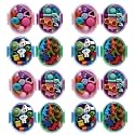 Homesoul Fancy &amp; Stylish Colorful Erasers for Children Different Designs &amp; Mix,Eraser Set for Return Gift, Birthday Party,School Prize, Fancy &amp; Stylish Colorful Eraser Set of 16 with 108 Pcs - (8612)