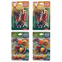 Homesoul Fancy &amp; Stylish Colorful Erasers for Children Different Designs &amp; Mix,Eraser Set for Return Gift, Birthday Party,School Prize , Fancy &amp; Stylish Colorful Fruit &amp; Dinosaur set (1651-1631) Pack of 4