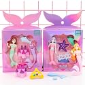 Homesoul Mermaid Eraser Set for Kids, Different Shapes Mermaid Erasers Set for Return Gift, Brithday Party &amp; School Prize (Pack of 2 with 08 pcs) - Mermaid Eraser 8216
