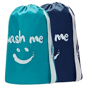HOMEST 2pack XL Laundry Bag with Strap