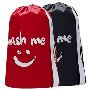 HOMEST 2pack XL Laundry Bag with Strap