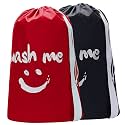 HOMEST 2pack XL Laundry Bag with Strap