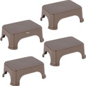 HOMESTIC Pack of 4 Durable Bathroom Stool