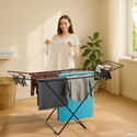 HOMESTIC Steel Floor Cloth Dryer Stand Foldable