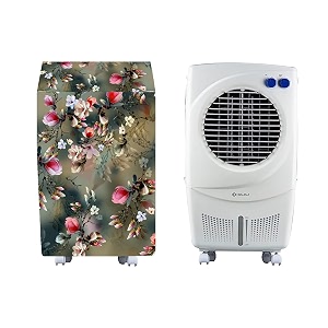 homestore-yep air cooler cover for bajaj px97 torque new 36l personal air cooler dustproof waterproof size hxwxd 84x49x48 cm green cooler_bj9736_greenflower