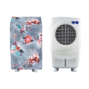 homestore-yep printed cooler cover suitable for bajaj px97 torque new 36l personal air cooler waterproof dustproof size hxwxd 84x49x48 cm